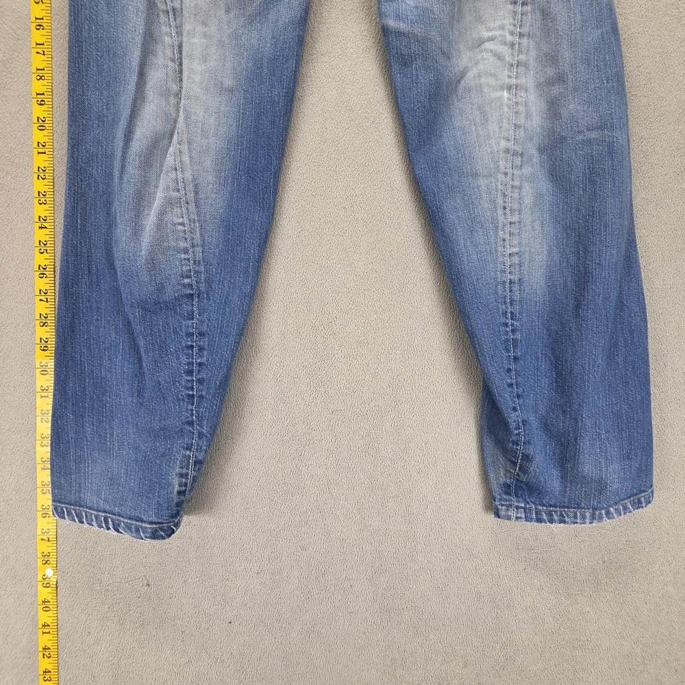 Vintage Levis Engineered Jeans Mens 31x27 Blue Twisted Button Fly Thrashed - Picture 13 of 16